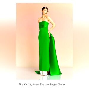 The Kinsley Maxi Dress in Bright Green